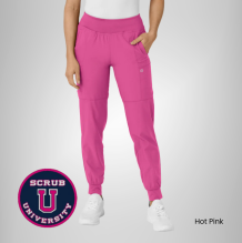 Wink Women's Comfort Waist Cargo Jogger Scrub Pant 13