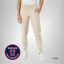 Wink Women's Comfort Waist Cargo Jogger Scrub Pant 11