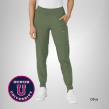 Wink Women's Comfort Waist Cargo Jogger Scrub Pant 9