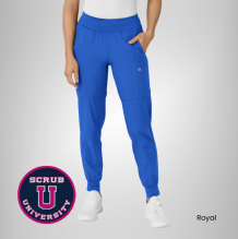 Wink Women's Comfort Waist Cargo Jogger Scrub Pant 6