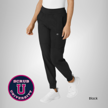 Wink Women's Comfort Waist Cargo Jogger Scrub Pant 2