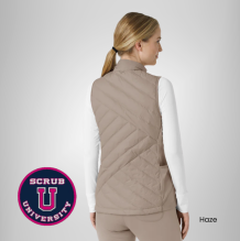 Wink Women's Quilted Scrub Vest 3