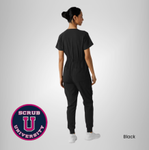 Wink Women's Renew Cargo Jogger Scrub Jumpsuit 2