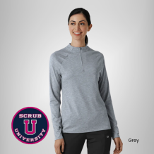 Wink Women's Watch Window Quarter Zip Top 6