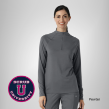 Wink Women's Watch Window Quarter Zip Top 4