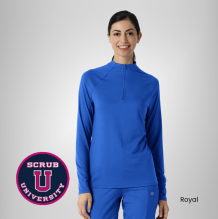 Wink Women's Watch Window Quarter Zip Top 7