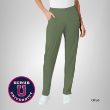 Wink Women's Flat Front Cargo Scrub Pant 10