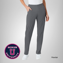 Wink Women's Flat Front Cargo Scrub Pant 9