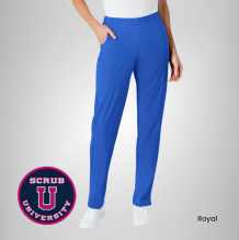 Wink Women's Flat Front Cargo Scrub Pant 7