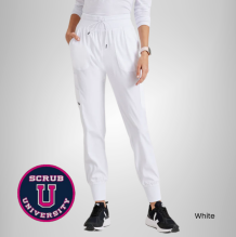 Carly 7-Pocket Mid Rise Jogger Scrub Pant 14