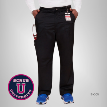 Cherokee Revolution Men's Zip Fly Cargo Scrub Pant