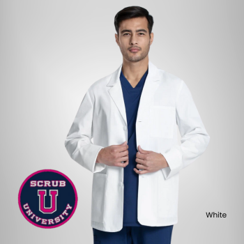 Cherokee Men's Notched Consultation 30" Lab Coat