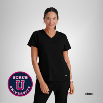 Emma 4-Pocket V-Neck Scrub Top