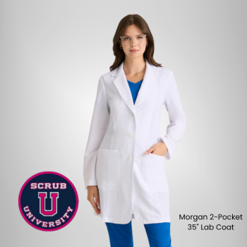 Barco Greys Anatomy Morgan 2-Pocket 35" Lab Coat