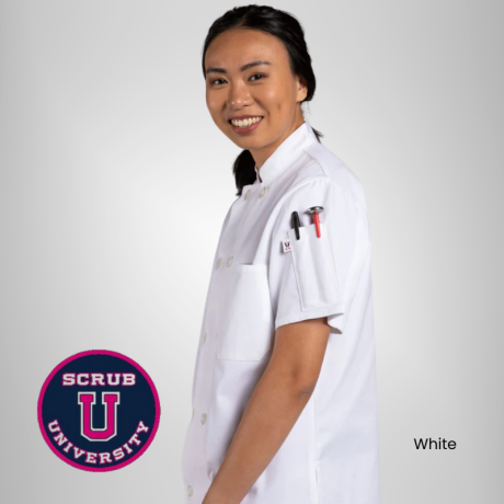 Tahoe Women's Chef Coat White 1