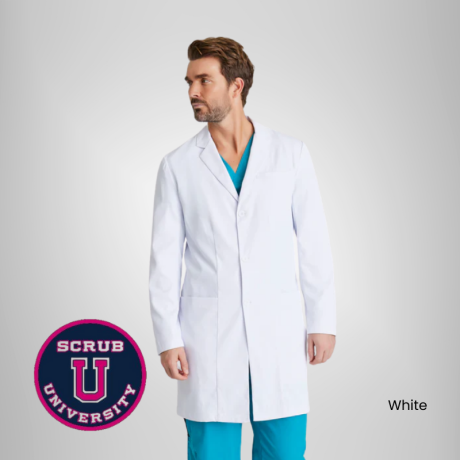 Barco Verse Men's 38 Inch 3 Button Lab Coat 1