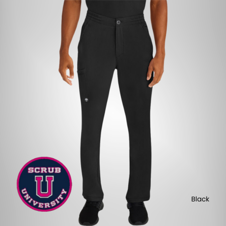 Healing Hands Men's Ryan Zip Fly Slim Fit Scrub Pant 1