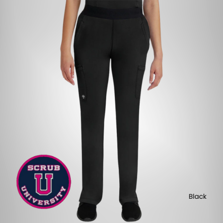 Healing Hands Women's Rachel Elastic Waistband Cargo Scrub Pant 1